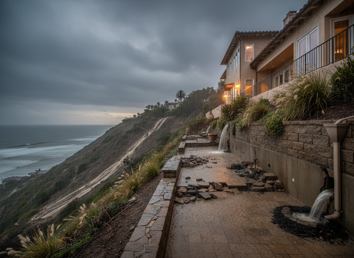 Drainage Issues Common to Rancho Palos Verdes Properties on Steep Slopes